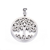 Non-Tarnish 304 Stainless Steel Pendants LS-STAS-P063-07P-2