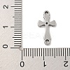 201 Stainless Steel Connector Charms STAS-S146-05P-3