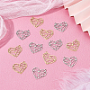 12Pcs 2 Colors 201 Stainless Steel Pendants STAS-DC0010-59-5
