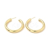 Brass Chunky C-shape Stud Earrings EJEW-G297-03A-G-1