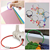40Pcs 10 Style Heavy Duty 304 Stainless Steel Wire Cable Keychains FIND-SC0019-18-6