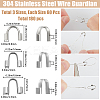180Pcs 3 Size 304 Surgical Stainless Steel Wire Guardian and Protectors STAS-BBC0003-51-2