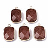 Synthetic Goldstone Pendants G-N326-81B-1