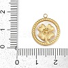 304 Stainless Steel Rhinestone Pendants STAS-I325-035G-3