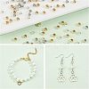300Pcs 3 Colors Rack Plating and PVD Vacuum Plating Brass Round Spacer Beads KK-FH0003-54-4