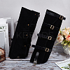 Imitation Leather & Iron Boot Cover AJEW-WH20005-21B-4