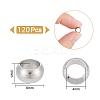 120Pcs 201 Stainless Steel Spacer Beads STAS-UN0053-86-2