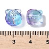 Transparent Spray Paint Glass Beads GLAA-Z011-01-3