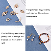 14Pcs 7 Style Brass Micro Pave Clear Cubic Zirconia Pendants ZIRC-GA0001-07-4