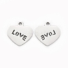 Non-Tarnish Valentine's Day 304 Stainless Steel Charms LS-STAS-I151-28P-2