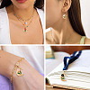 16Pcs 4 Colors Alloy Enamel Pendants ENAM-TA0002-29-8