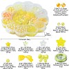 DIY Round Bowknot Flower Acrylic Beads Bracelets Jewelry Kits DIY-FS0006-27-4