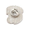 Dog Enamel Pin with Brass Butterfly Clutches LS-JEWB-A006-03A-2