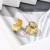 304 Stainless Steel Hoop Earrings for Women EJEW-C096-57G-4