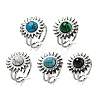 Sun 304 Stainless Steel Open Cuff Rings STAS-Z060-08P-1