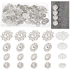 80Pcs 4 Style Alloy Rhinestone Shank Buttons DIY-GA0003-58-1