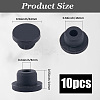 10Pcs Silicone Hole Plugs AJEW-GF0011-66A-2