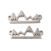 Non-Tarnish 201 Stainless Steel Connector Charms STAS-K251-076P-1