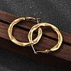 201 Stainless Steel Hoop Earrings EJEW-P304-09G-2