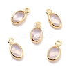 Eco-Friendly Brass with Glass Pendants X-KK-K268-01T-1