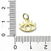 Brass Charms KK-H475-37G-02-3