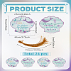 24Pcs Mermaid Theme Paper Thank You Gift Tags ODIS-LP0001-01-2