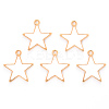 Alloy Enamel Pendants ENAM-R059-01B-RS-1