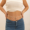 3Pcs Glass Seed Beaded 3 Layered Waist Chains for Summer Beach WG49EE4-07-1