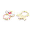 Valentine's Day Alloy Enamel Pendants ENAM-T023-18B-2