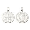 304 Stainless Steel Pendants STAS-C057-01P-B-1