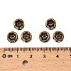 Brass Rhinestone Spacer Beads X-RB-A014-Z8mm-01AB-NF-3