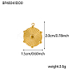 304 Stainless Steel Pendants STAS-OY002-57G-2