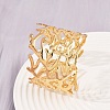 304 Stainless Steel Cuff Bangles for Women BJEW-G757-02G-3