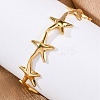 304 Stainless Steel Cuff Bangles for Women LS-BJEW-F491-01G-06-1