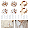 Alloy Cufflinks & 4-Hole Plastic Buttons HJEW-NB00251-1