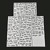 PVC Adhesive Pantry Labels Stickers Set LS-DIY-G036-03-1