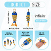 Rack Plating Brass Pendants KK-TA0008-56B-02-4