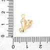 Brass Rhinestone Pendants KK-E793-12G-3