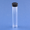 Clear Plastic Tube With A Black Lid C045Y-2