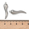 304 Stainless Steel Pendants STAS-P433-11P-3