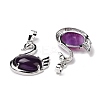 Natural & Synthetic Gemstone Pendants G-M385-04P-4
