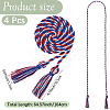 Polyester Double-end Tassels Fringed Bachelor's Gown Hanger FIND-WH20041-001B-2