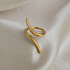Minimalist 304 Stainless Steel Open Cuff Rings for Women LS-VA6115-5