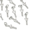 SHEGRACE Brass Micro Pave Cubic Zirconia Pendants XGRQ3D633-513P-1