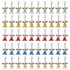 50Pcs 5 Colors Angel Acrylic & ABS Plastic Imitation Pearl Pendant Decorations HJEW-JM02723-S-1