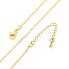 Brass Column Link Chain Necklaces for Women NJEW-D302-05G-2