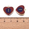 Valentine's Day Printed Alloy Pendants PALLOY-SZC0008-15E-3