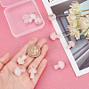 10Pcs Natural Rose Quartz Pendants G-UN0001-18A-4