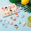 60Pcs 6 Style Resin Decoden Cabochons RESI-TA0001-36-6