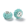 AB Color Resin Rose Flower European Beads RESI-M001-05E-2